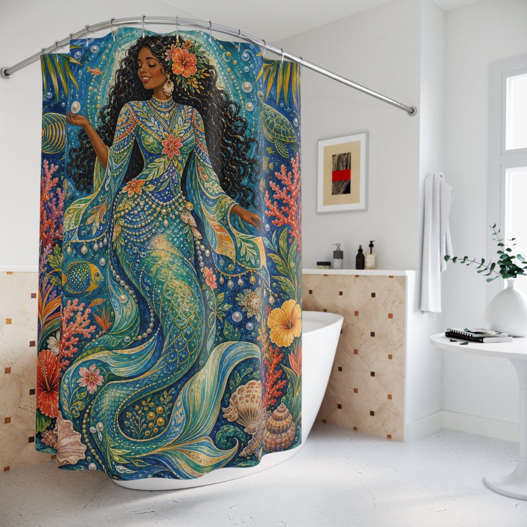 Tropical Coral Reef Shower Curtain
