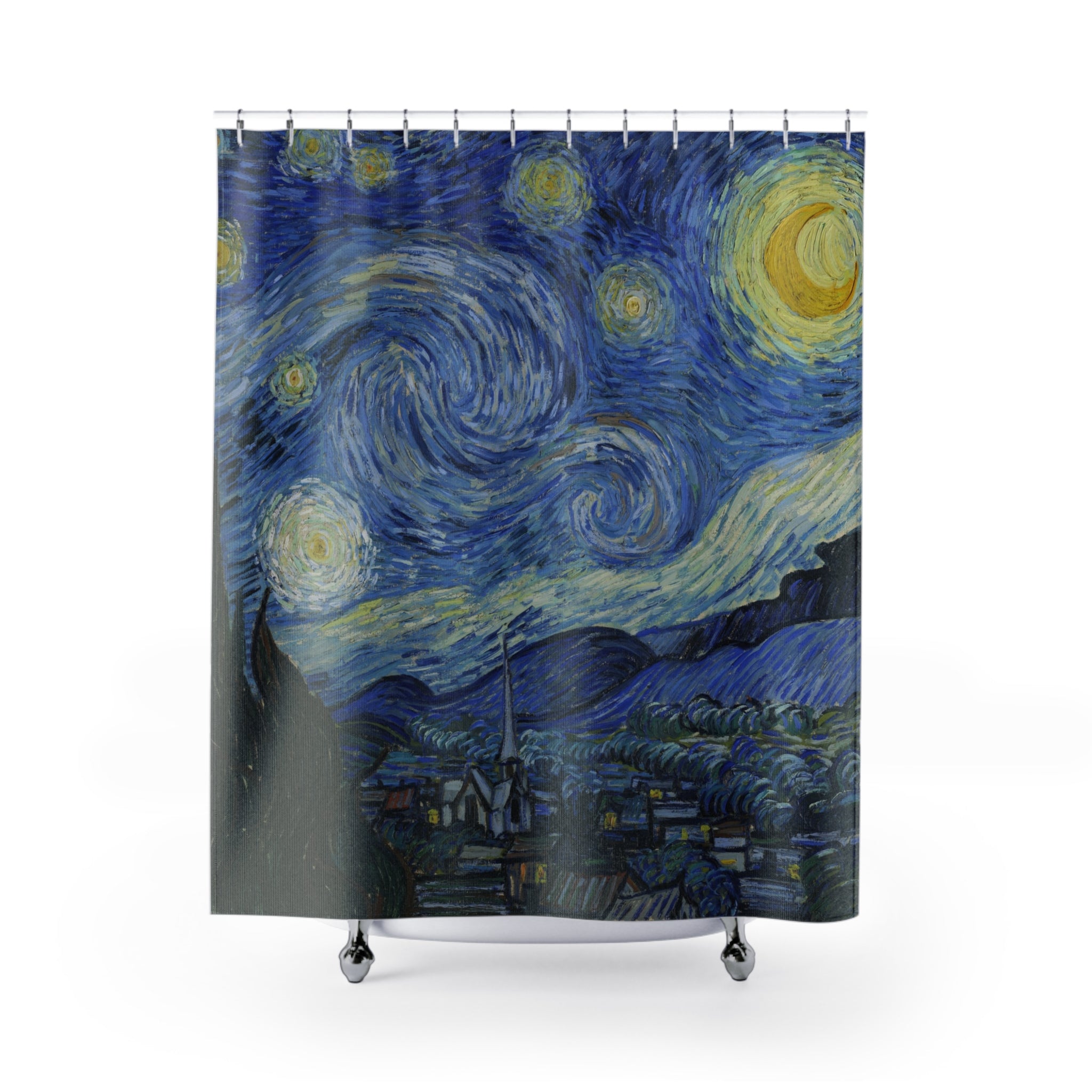 Van Gogh Starry Night Shower Curtain: Night Sky
