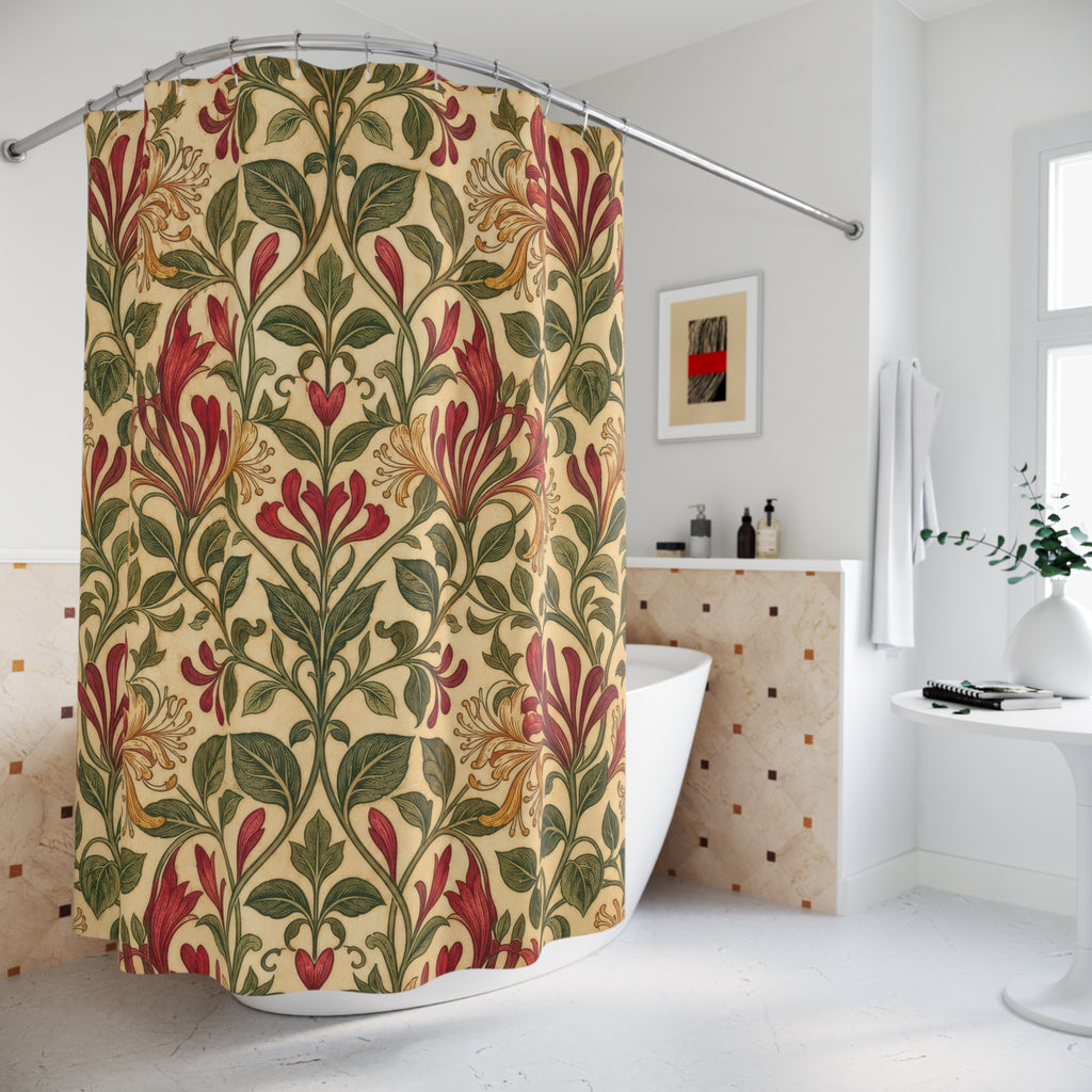 William Morris Honeysuckle Shower Curtain
