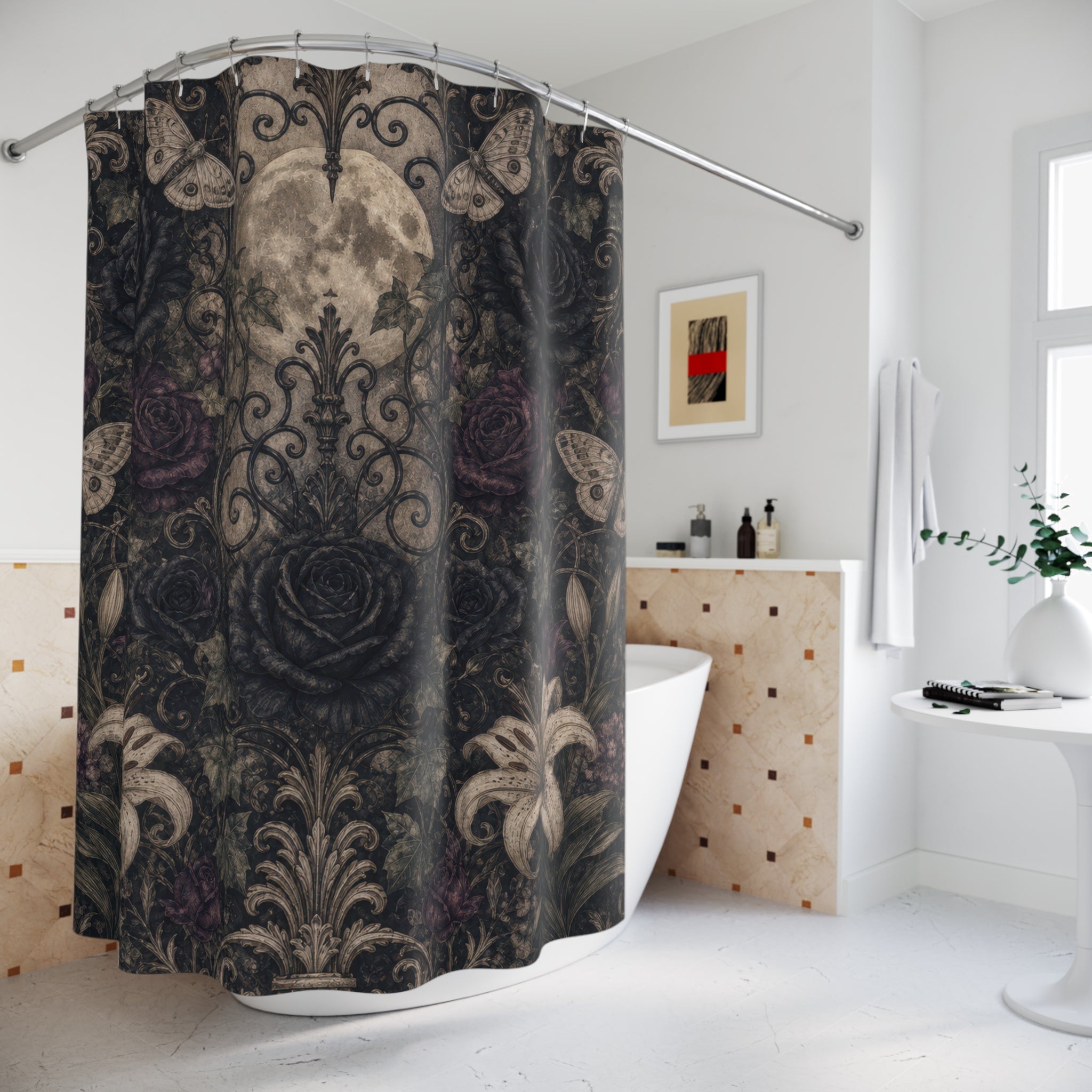 Gothic Garden Shower Curtain