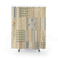Country Patchwork Farmhouse Shower Curtain