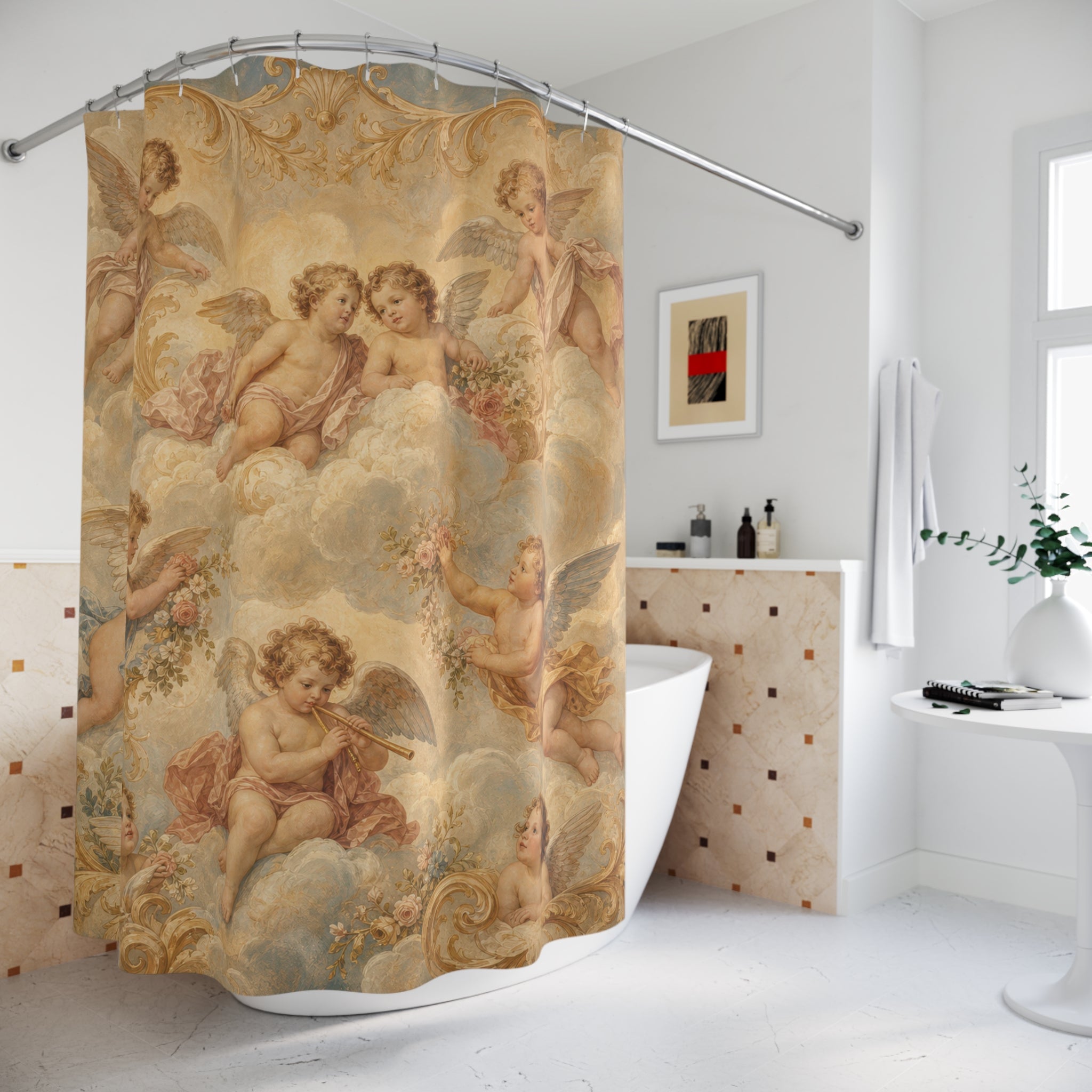 Cherub Shower Curtain