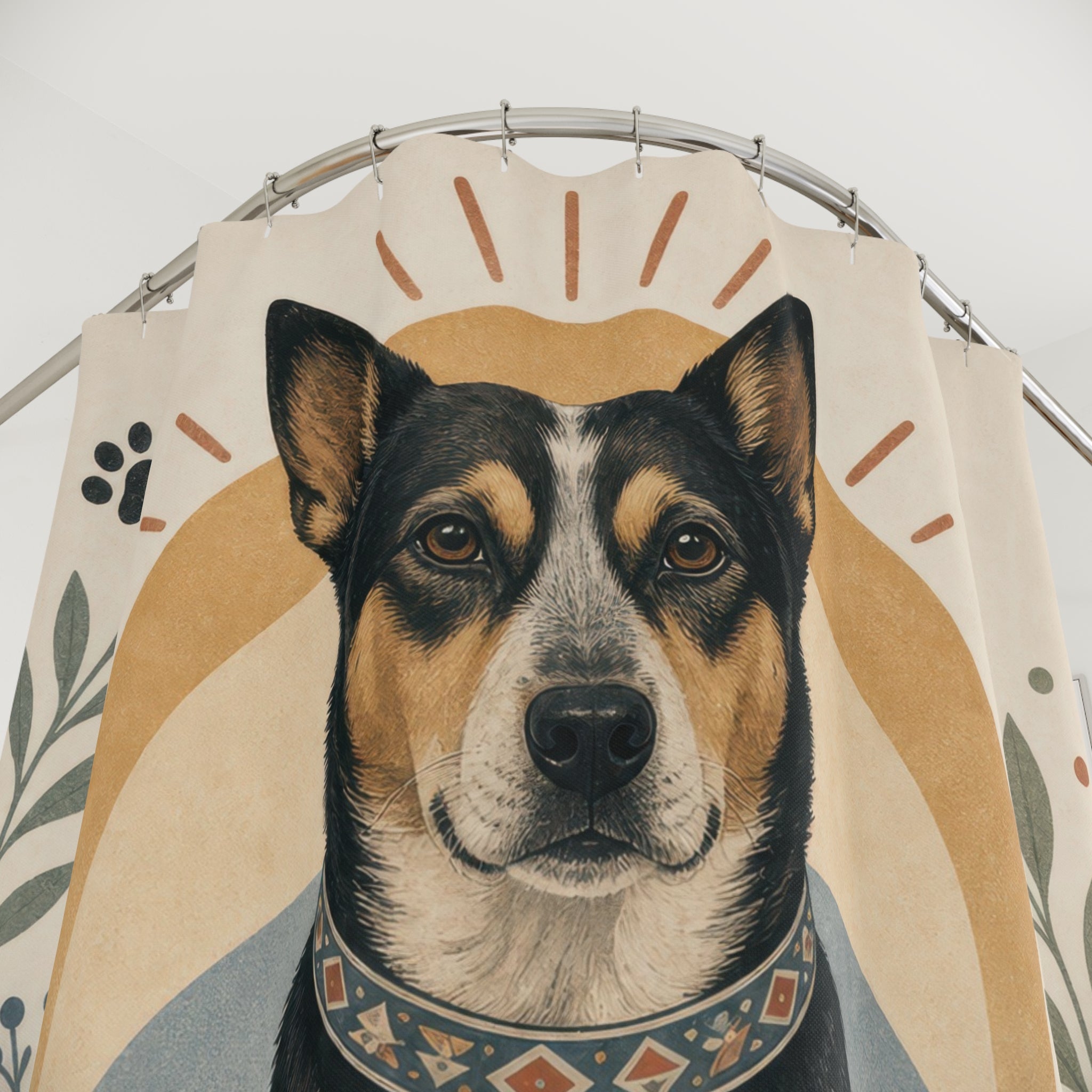 Pet Dog Shower Curtain: Pet Shower Curtain