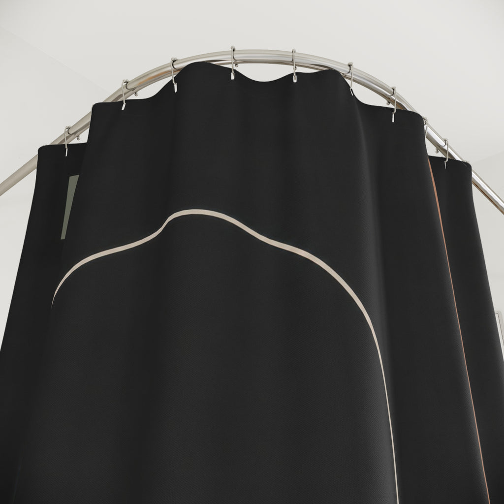 Minimal Arch Line Art Shower Curtain