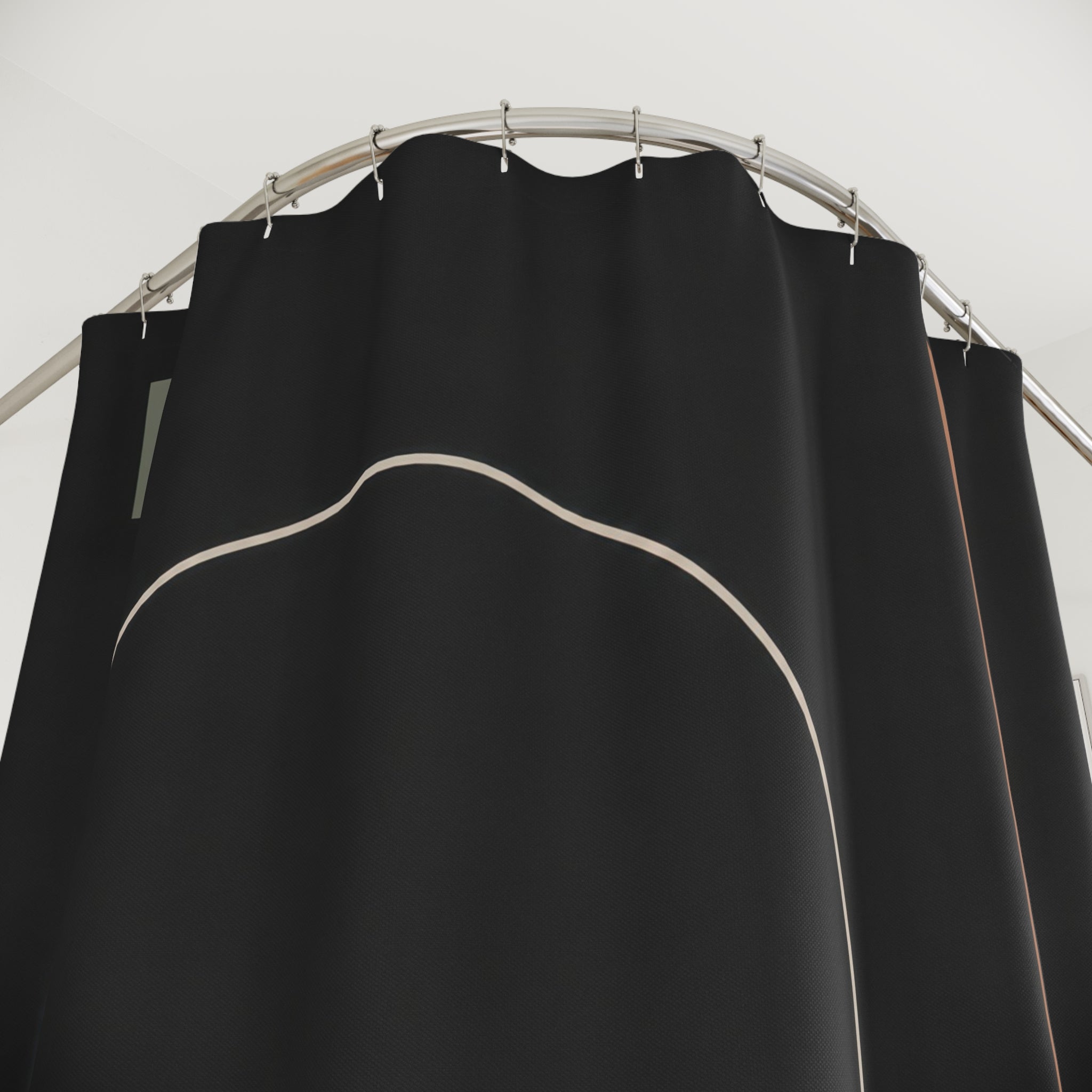 Minimal Arch Line Art Shower Curtain