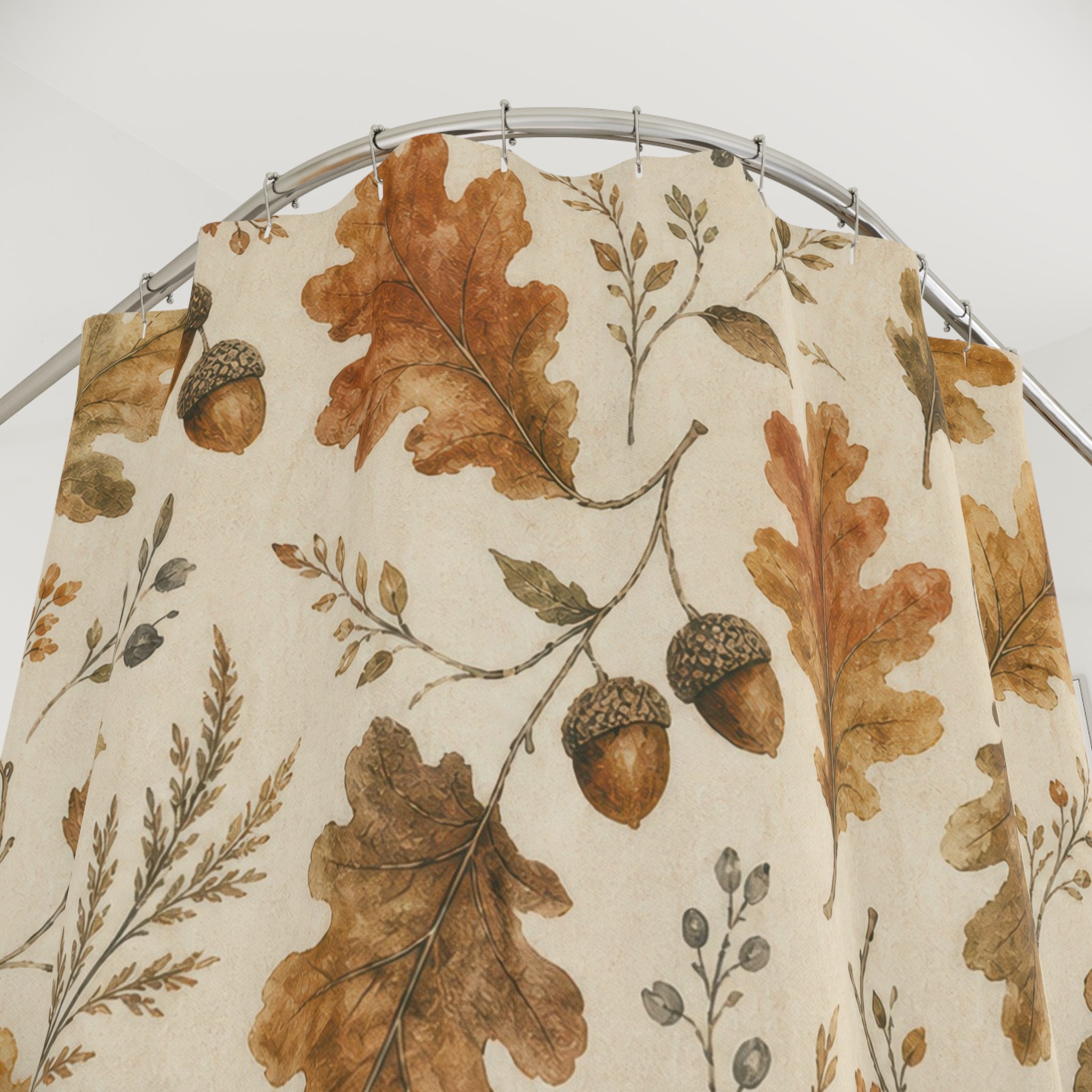 Autumn Oak Leaf Shower Curtain