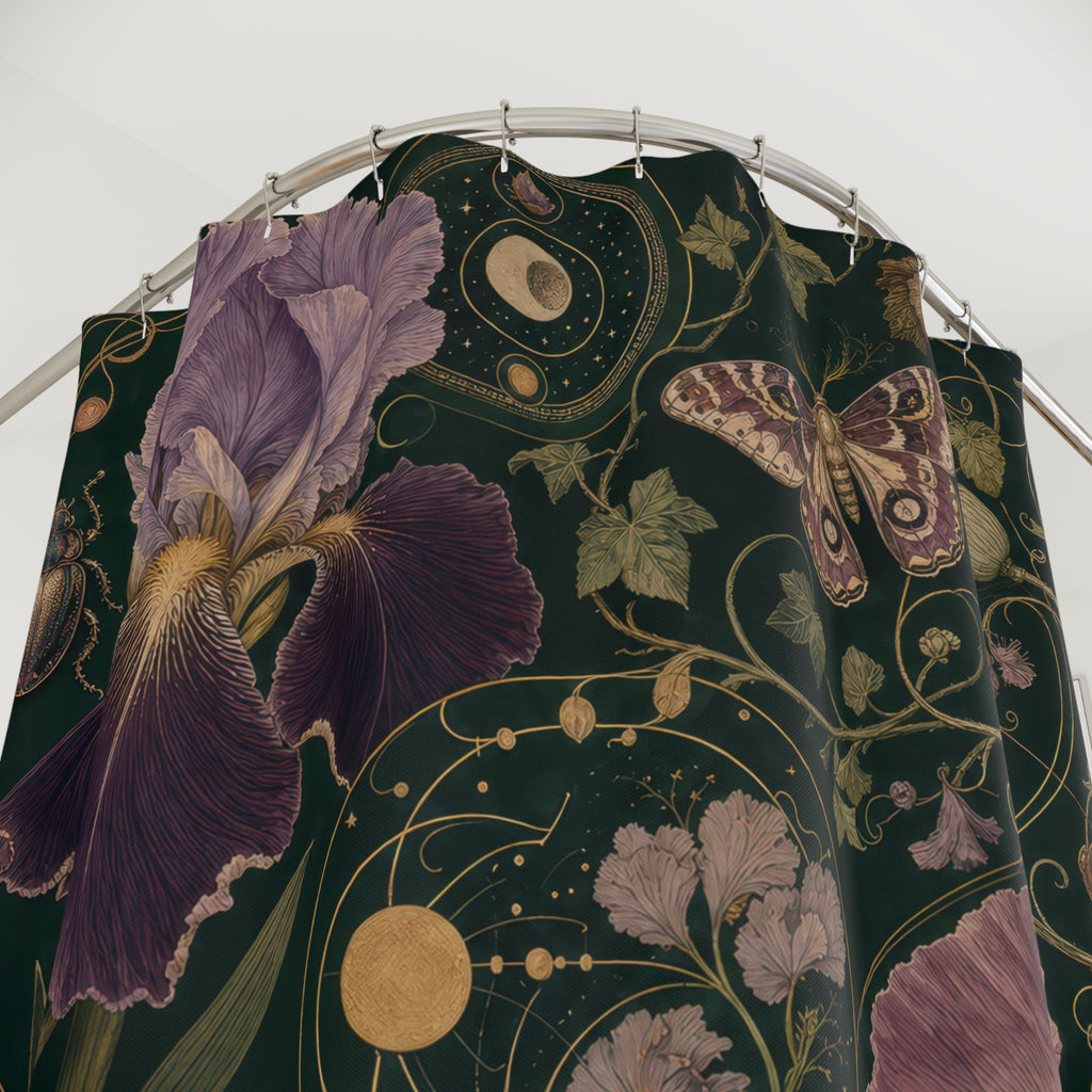 Art Nouveau Botanical Museum Shower Curtain