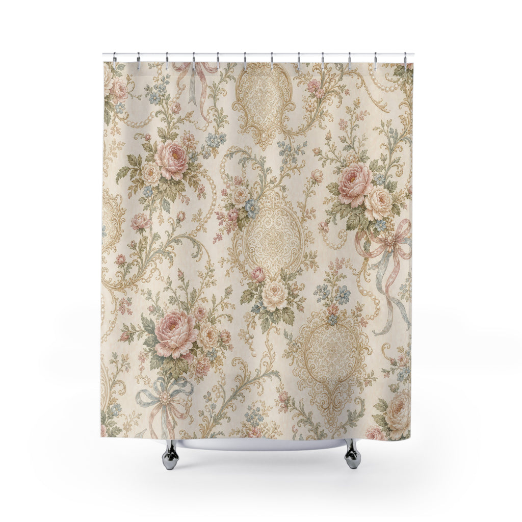 Edwardian Floral Shower Curtain