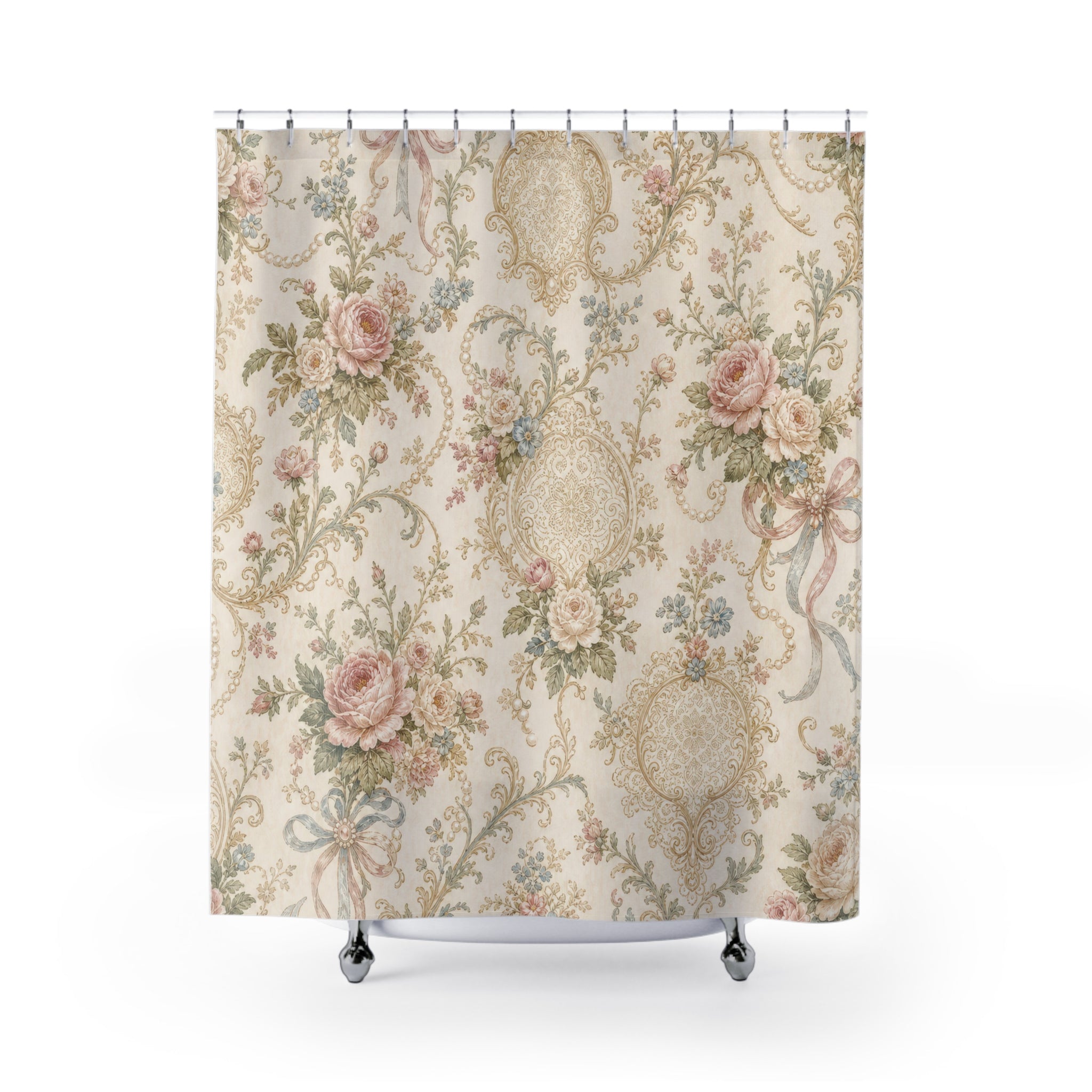 Edwardian Floral Shower Curtain