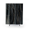 Black and Gold Shower Curtain