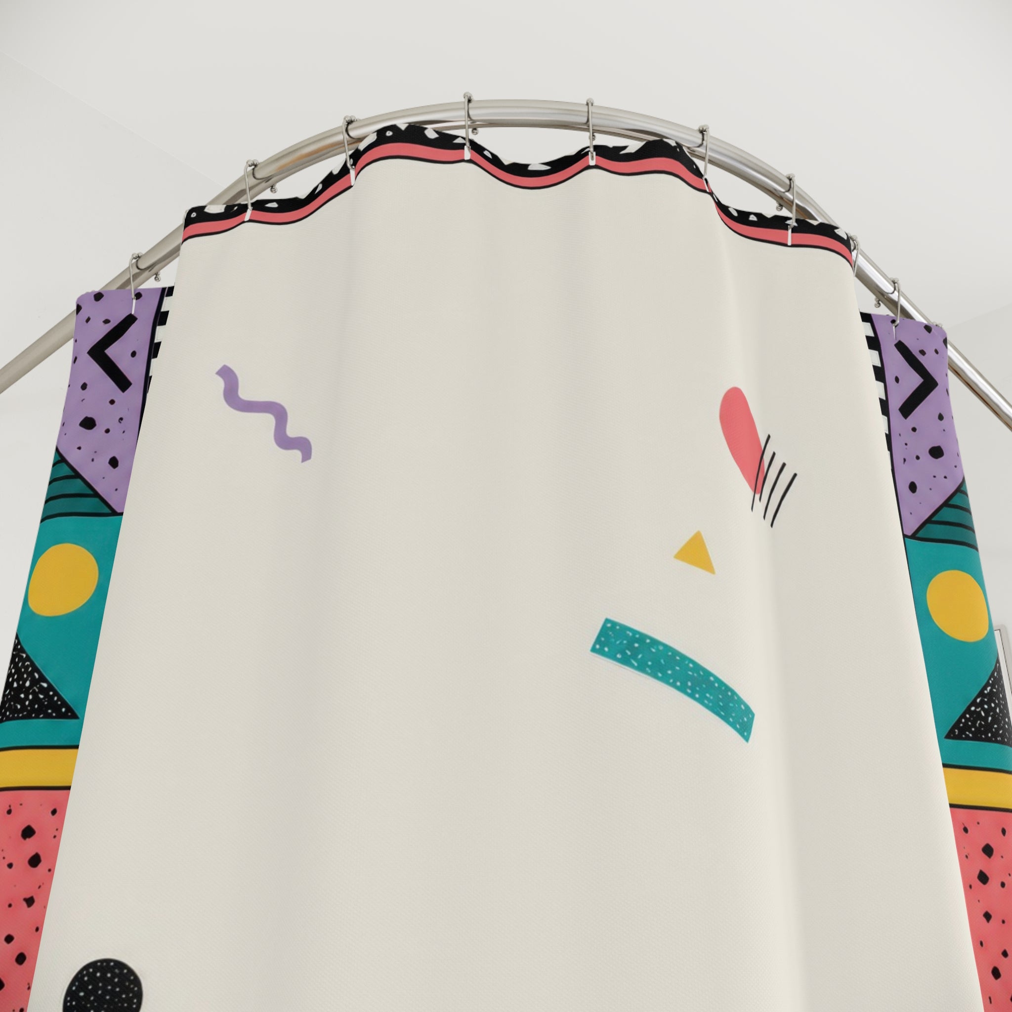 80s Border Shower Curtain