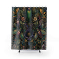 Jewel Beetle Botanica Shower Curtain