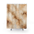 Beige Cream Cloudy Stone Shower Curtain