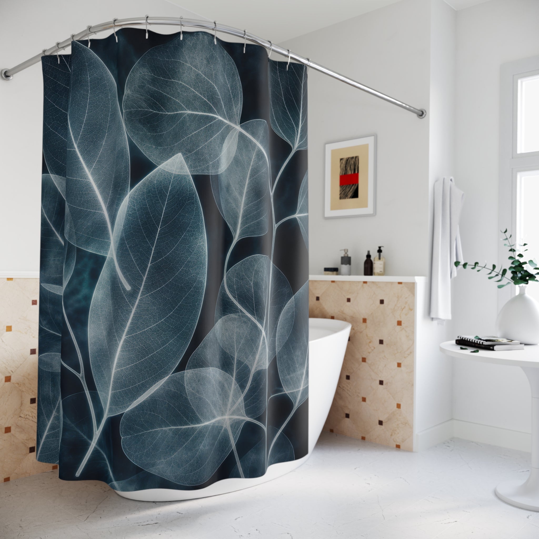 Botanical Leaf Shower Curtain