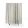 Fine Grey Stripe Shower Curtain