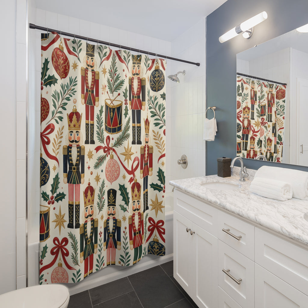 Nutcracker Bow Shower Curtain