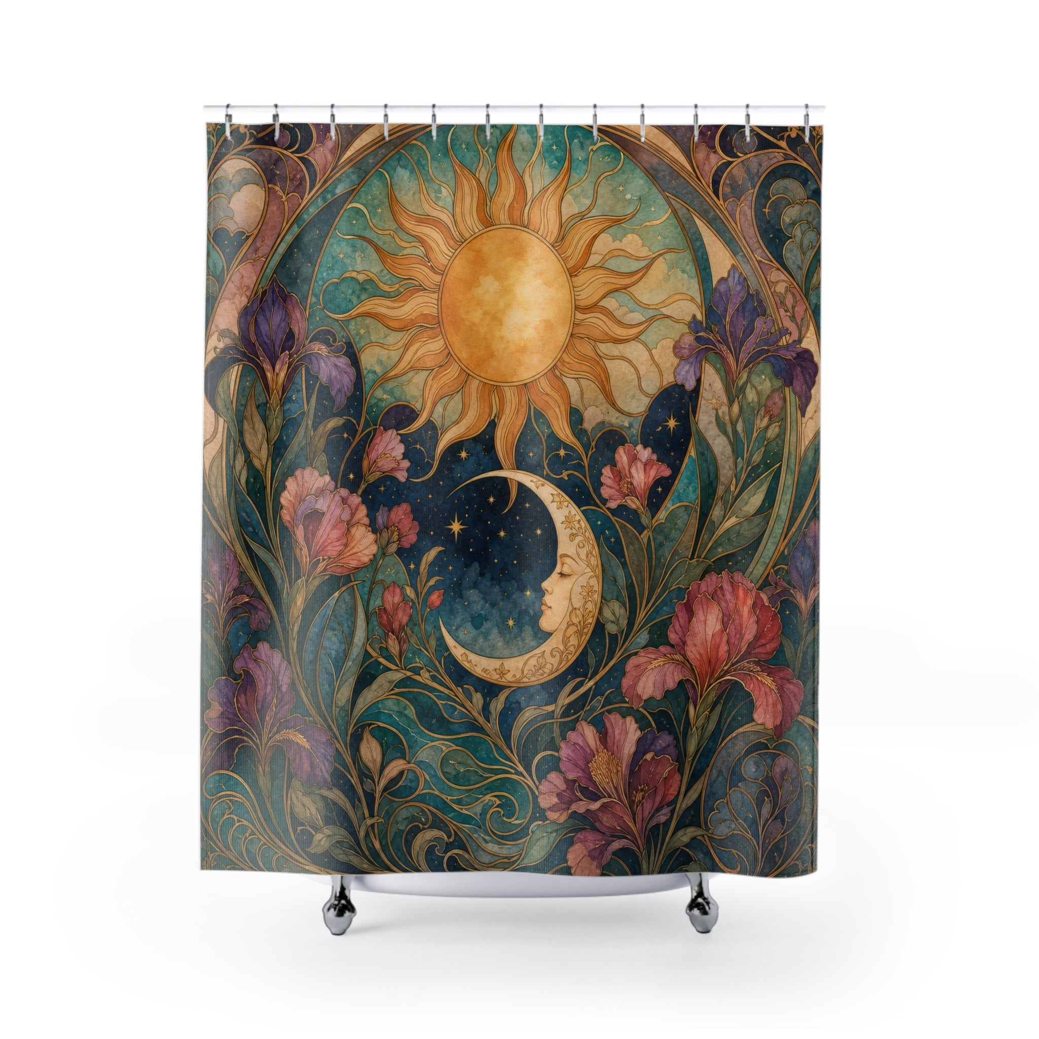 Solstice Garden Window Shower Curtain
