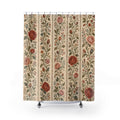 Floral Stripe Shower Curtain