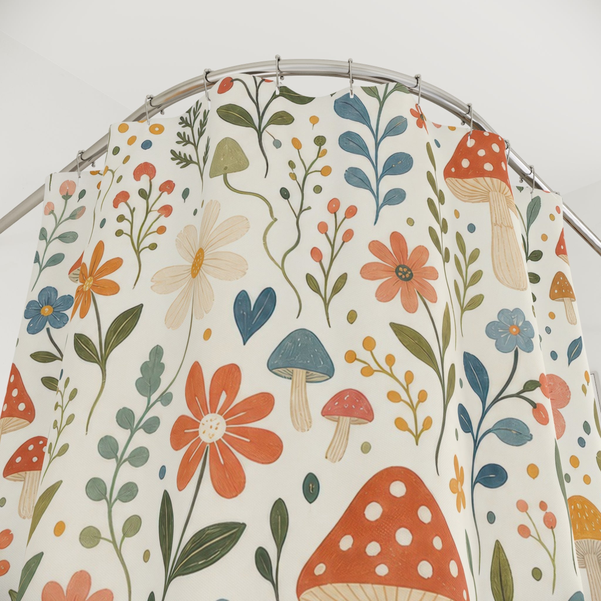 Cottagecore Wildflower Shower Curtain