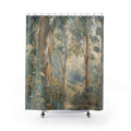 Eucalyptus Grove Silver Leaves Shower Curtain