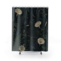 Dark Moon Garden Shower Curtain