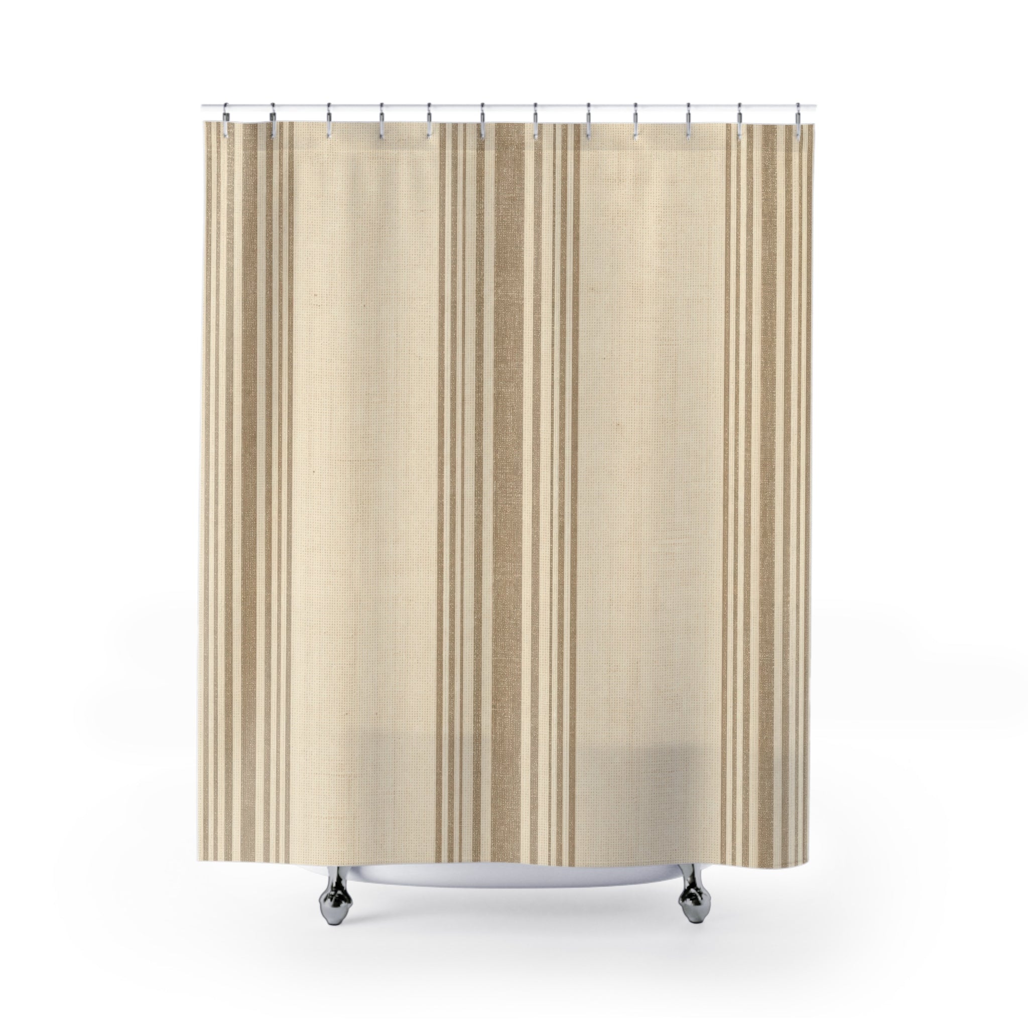 Thin Vertical Stripe Shower Curtain