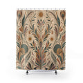 Boho Pampas Botanical Shower Curtain