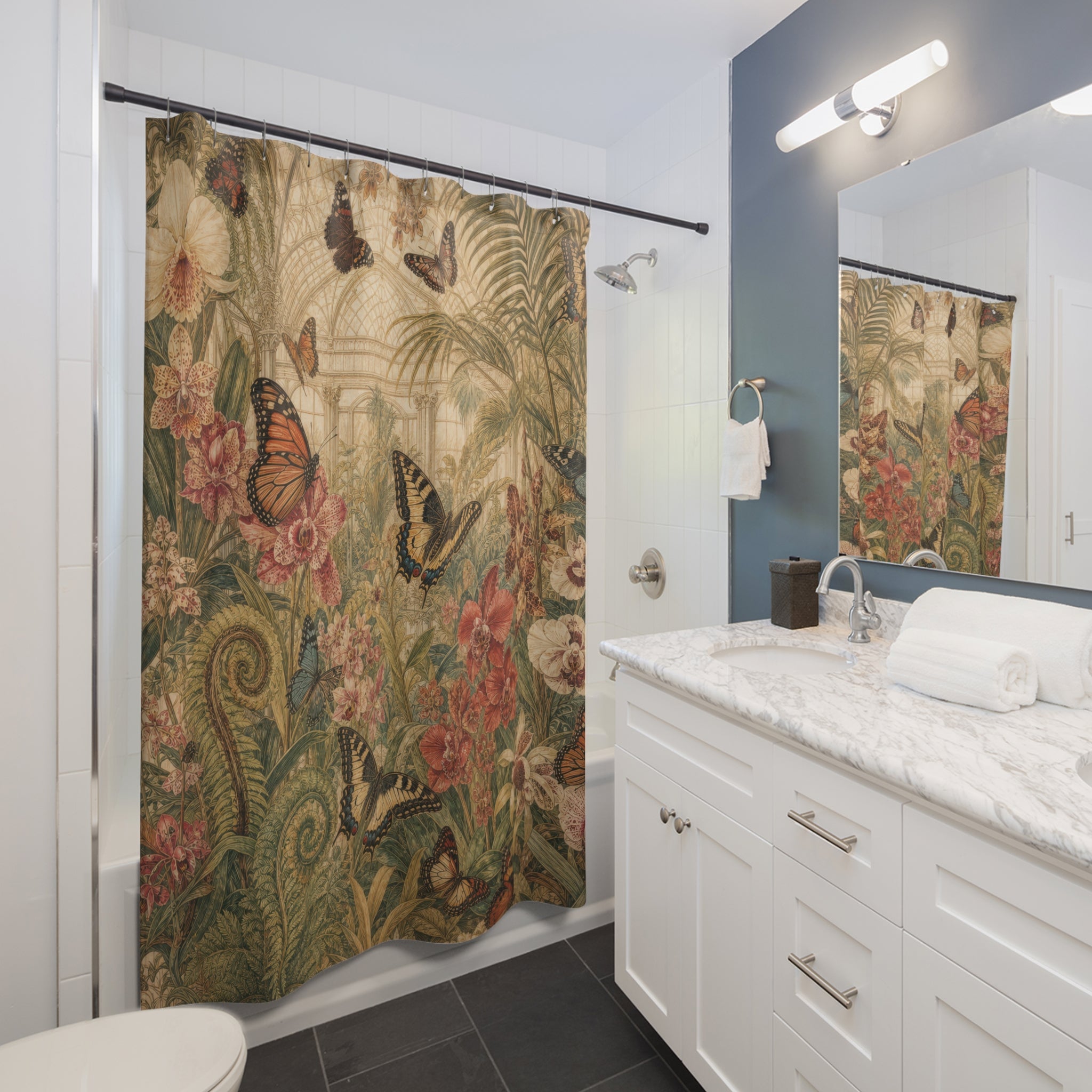 Butterfly Conservatory Shower Curtain