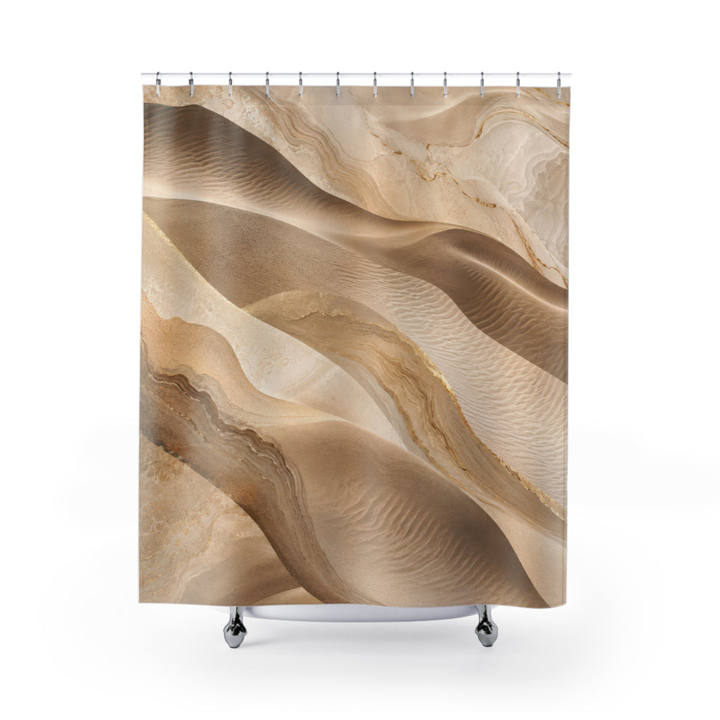 Sand Dune Shower Curtain: Wabi Sabi Desert