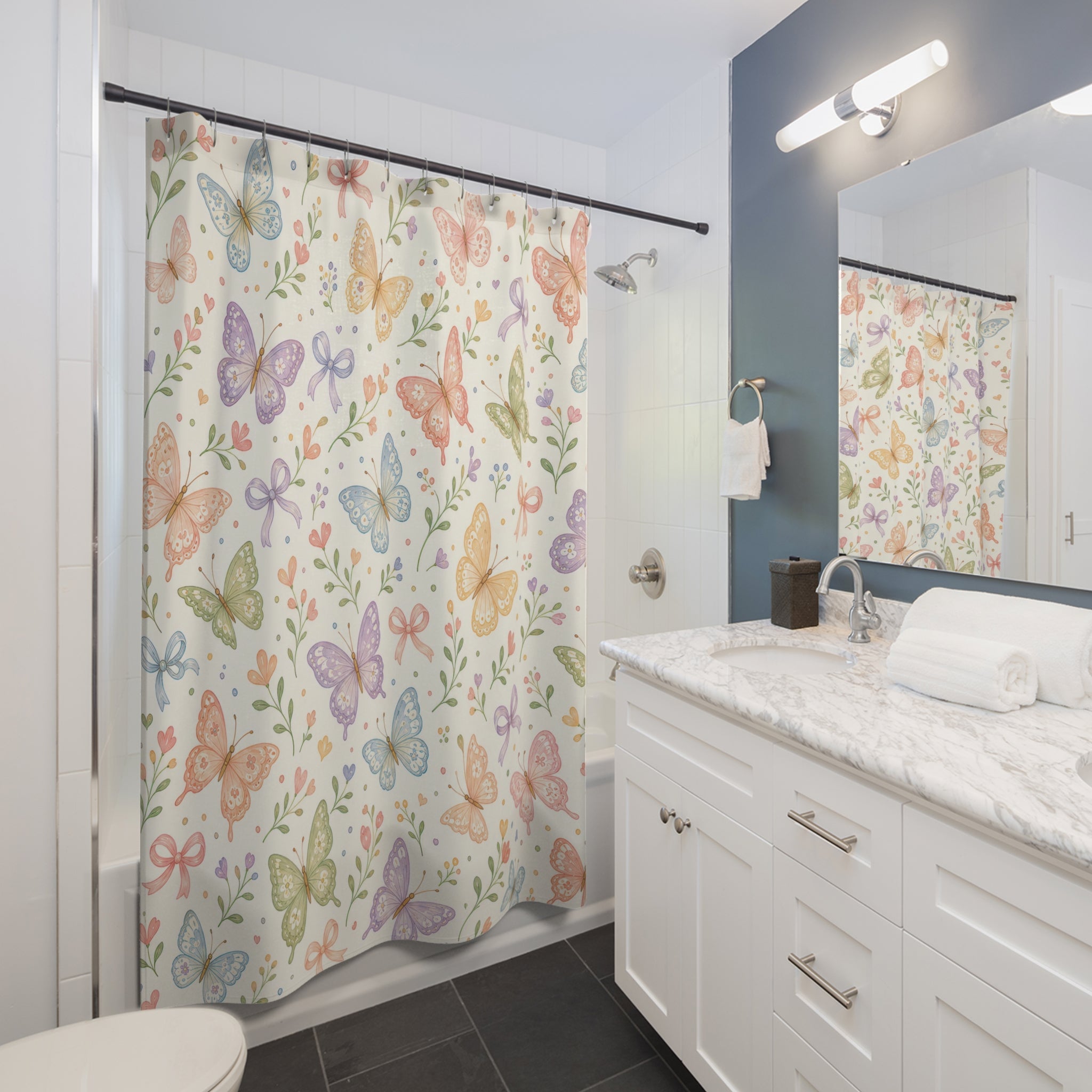 Butterfly Shower Curtain