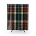 Red Green Tartan Check Shower Curtain