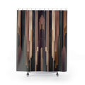 Art Deco Skyscraper Stripe Shower Curtain