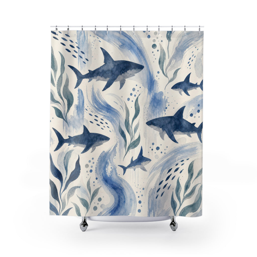 Shark Ocean Shower Curtain