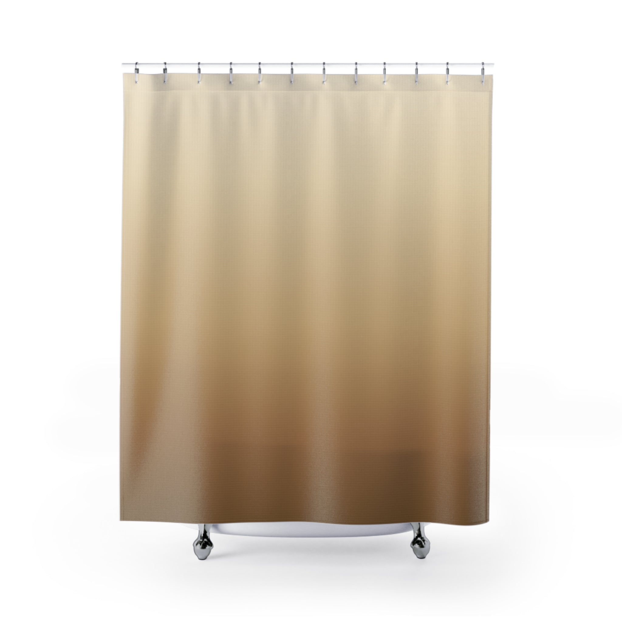 Beige Ombre Shower Curtain: Neutral Sand