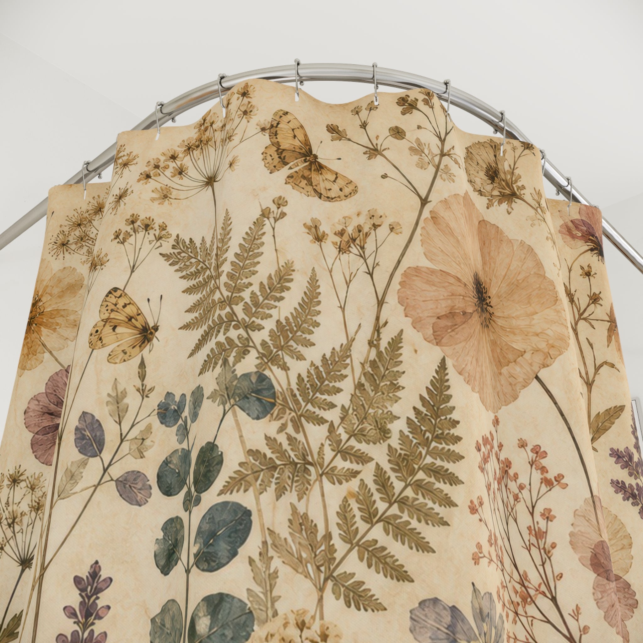 Wildflower Botanical Shower Curtain