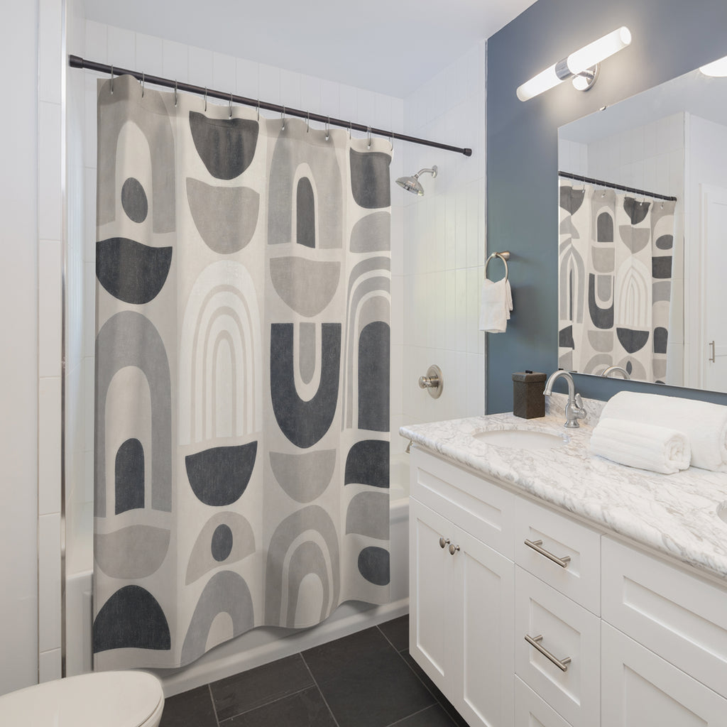 Mid Century Modern Shower Curtain