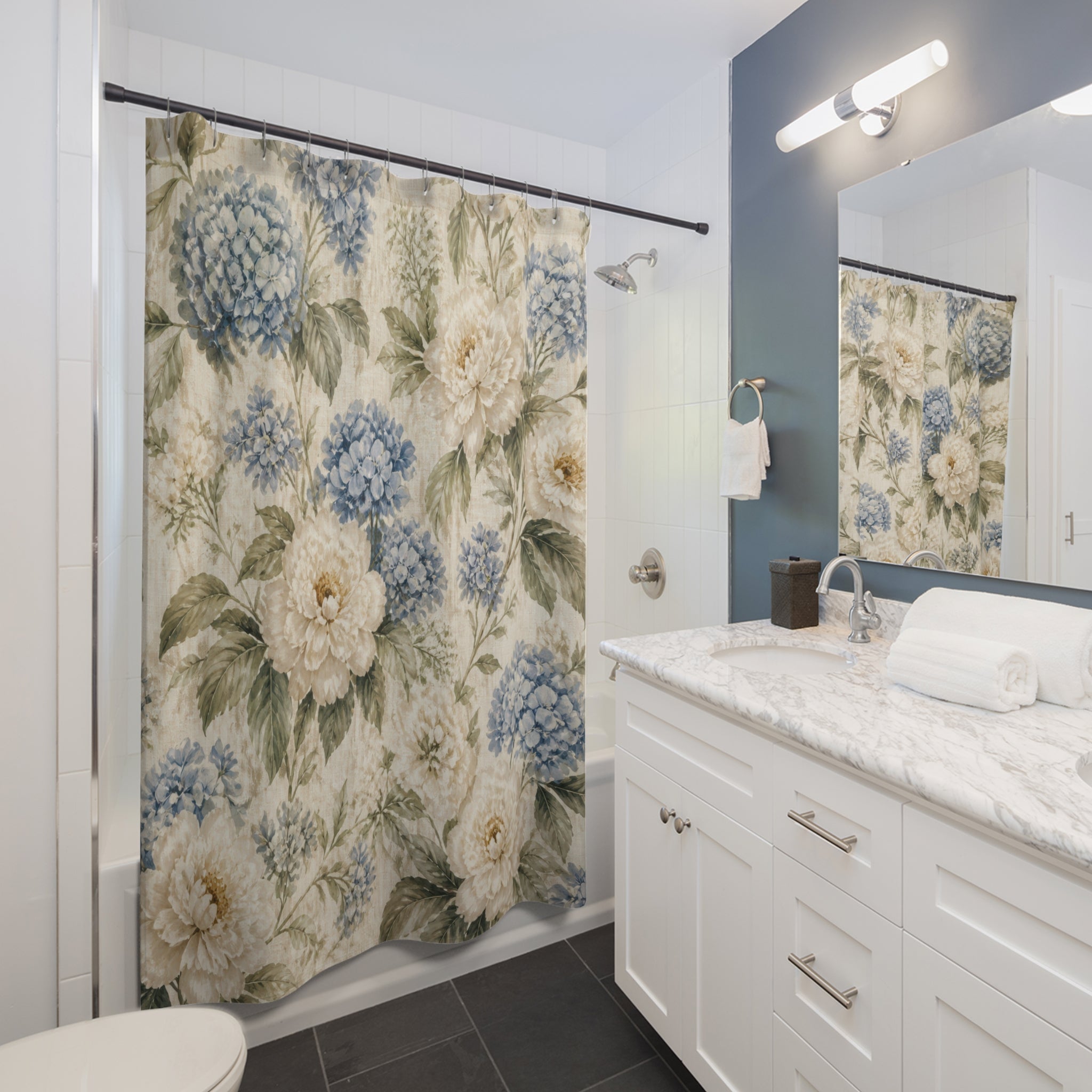 Hydrangea Shower Curtain