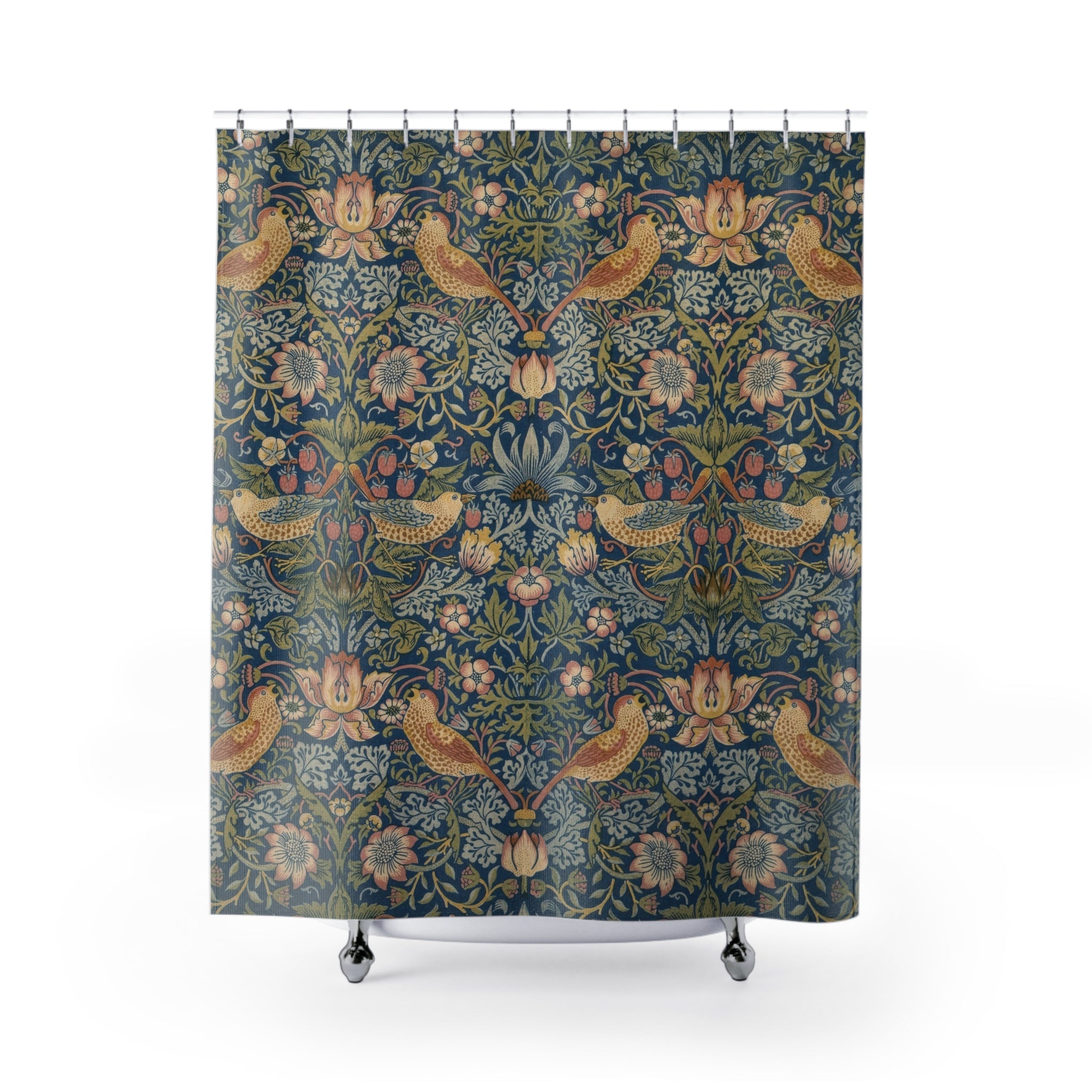 William Morris Strawberry Thief Shower Curtain