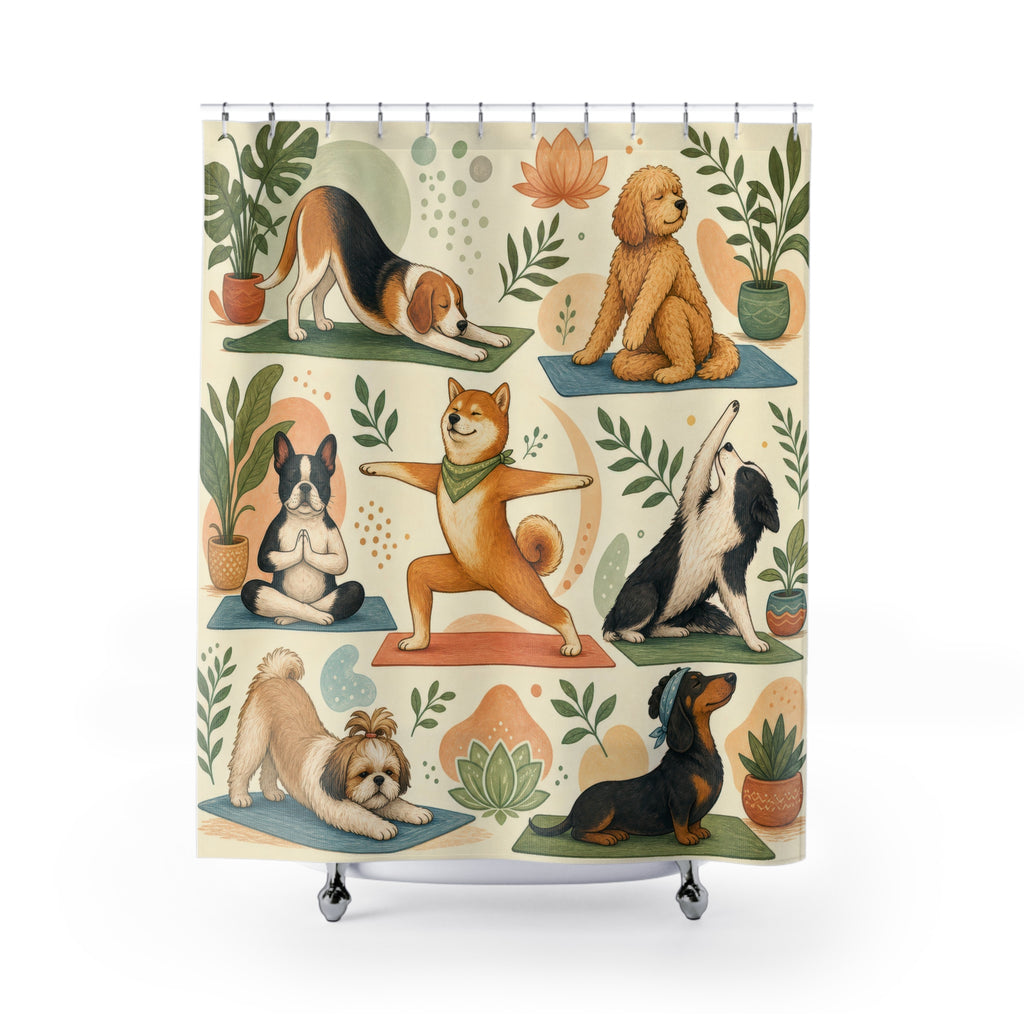 Unique Funny Dog Shower Curtain