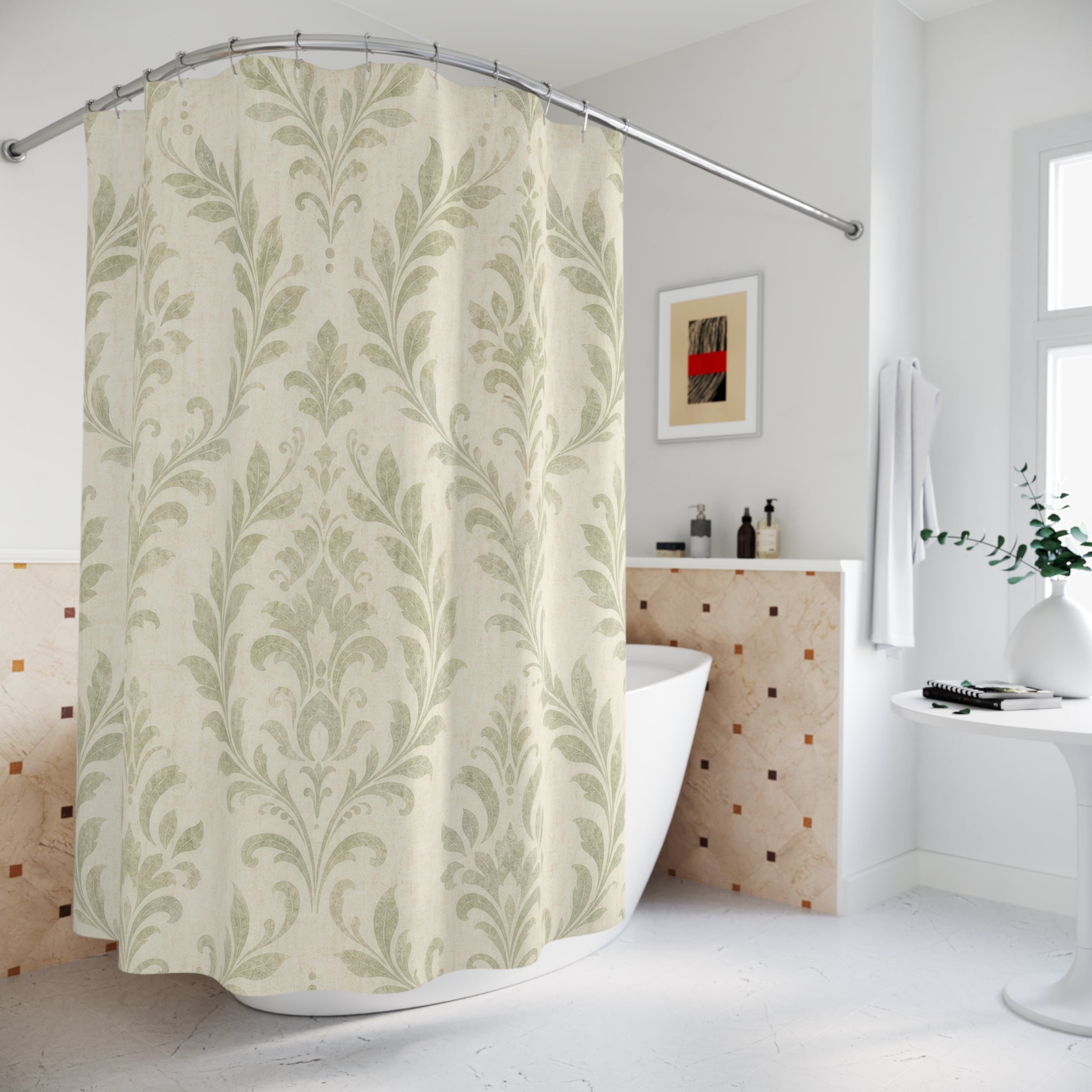 Faded Laurel Shower Curtain