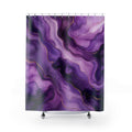Amethyst Mineral River Shower Curtain