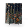 Saguaro Star Almanac Shower Curtain