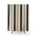 Bold Black Stripe Shower Curtain