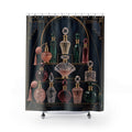 Art Deco Perfume Bottle Shower Curtain