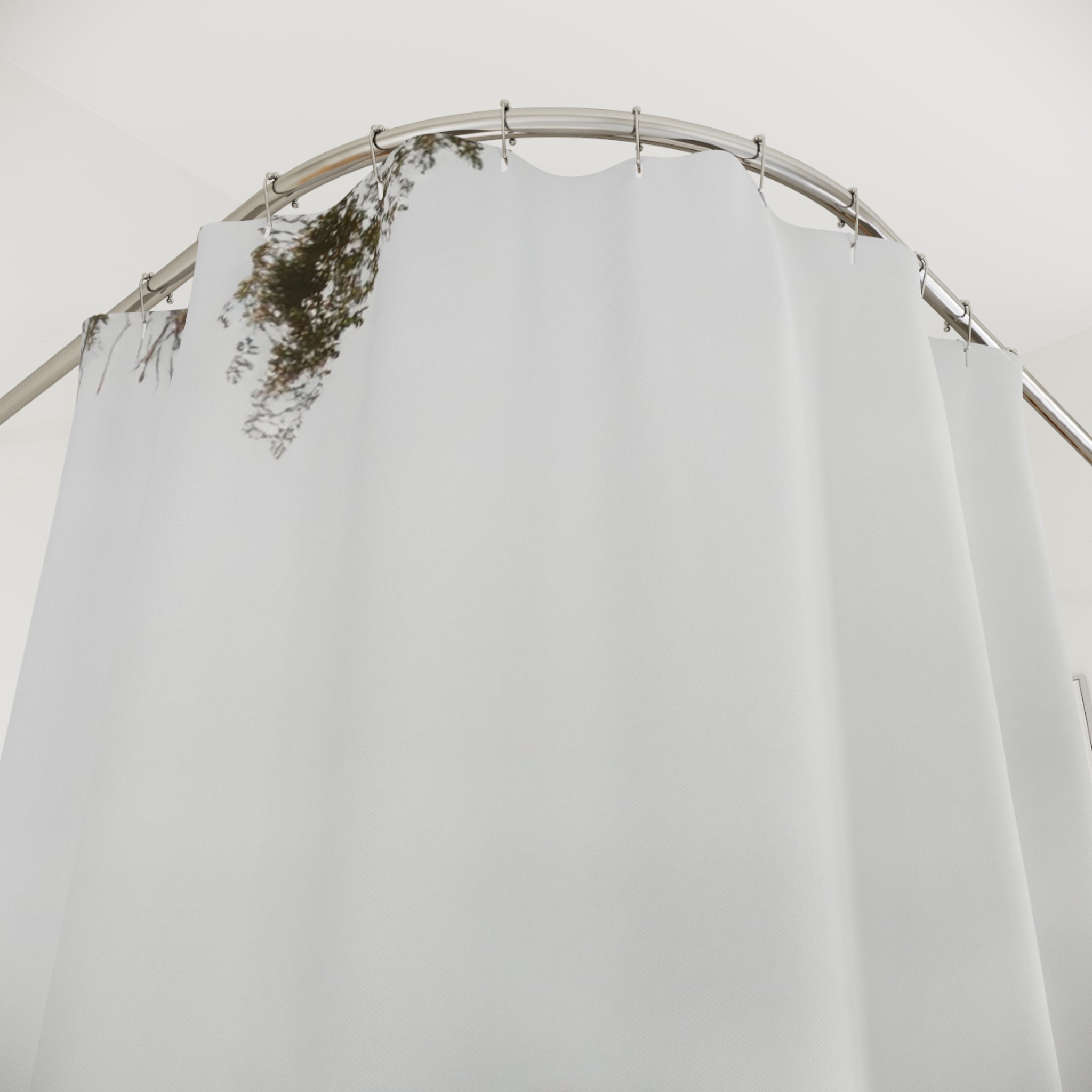 UFO Shower Curtain: Calvine Photo Inspired Black White