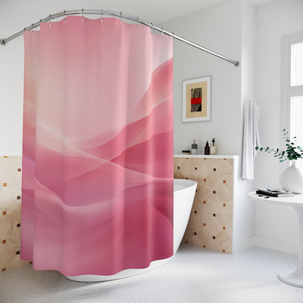 Pink Gradient Shower Curtain