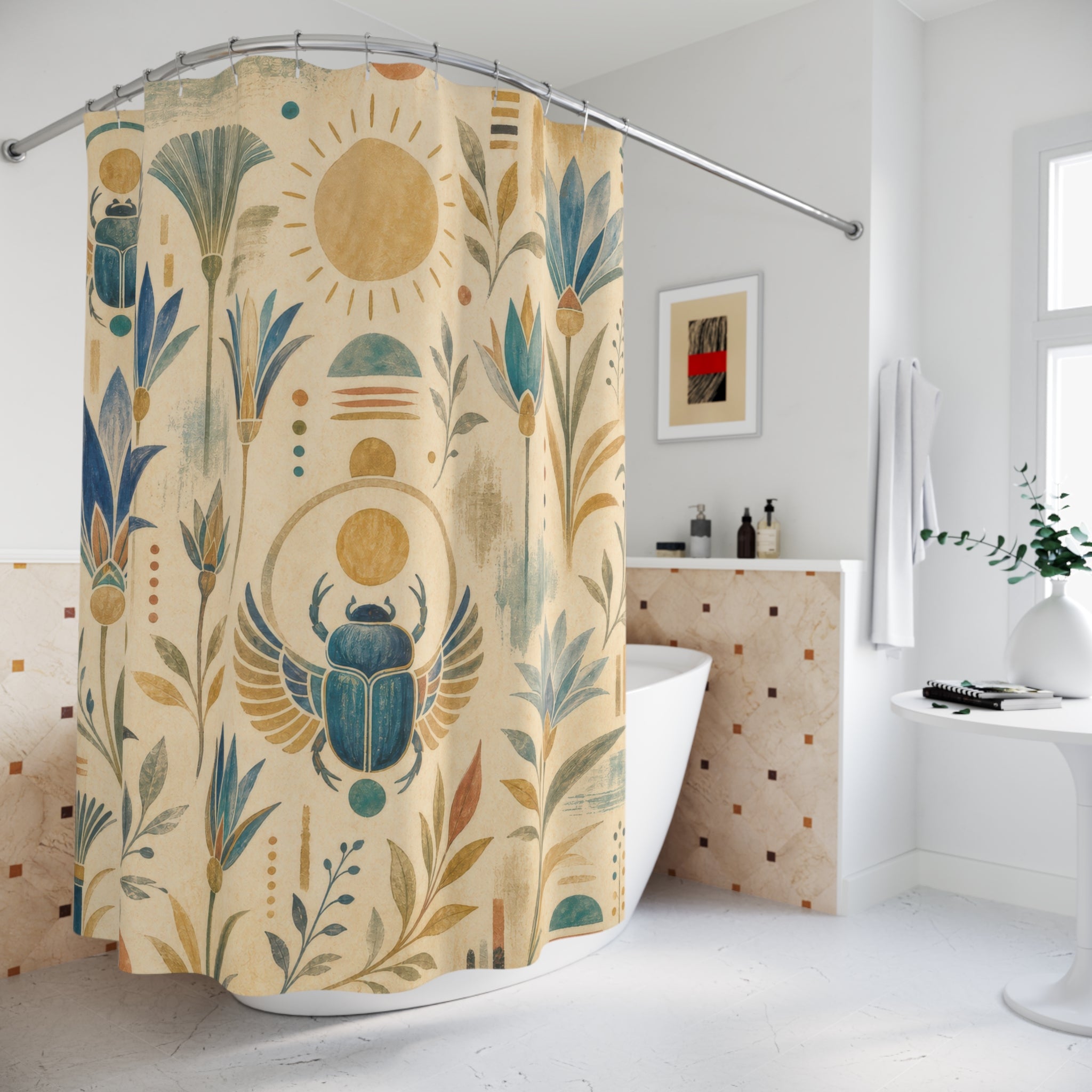 Gold Shower Curtain