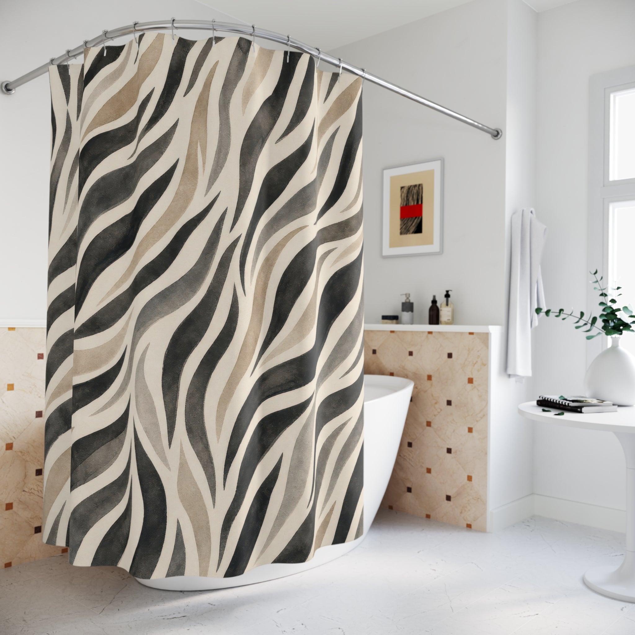 Zebra Shower Curtain