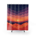 Sunset Scallop Cloud Shower Curtain