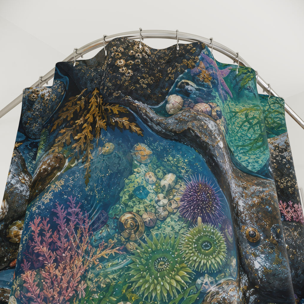 Coral Reef Tide Pool Shower Curtain